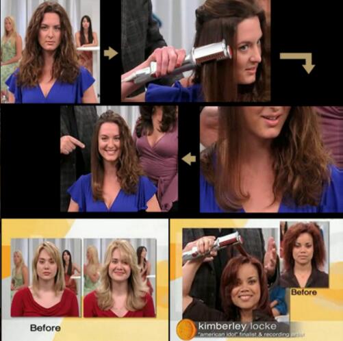 Curling Iron, Flat Iron, Hair Straightener Set