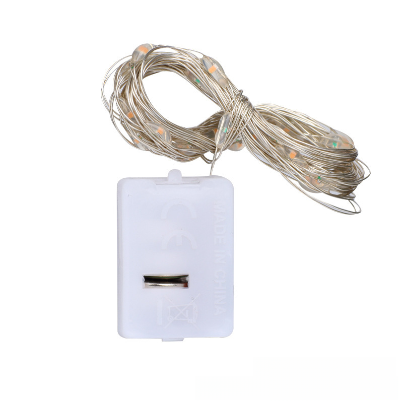 Wholesale LED String Lights with Copper Wire and Flowers