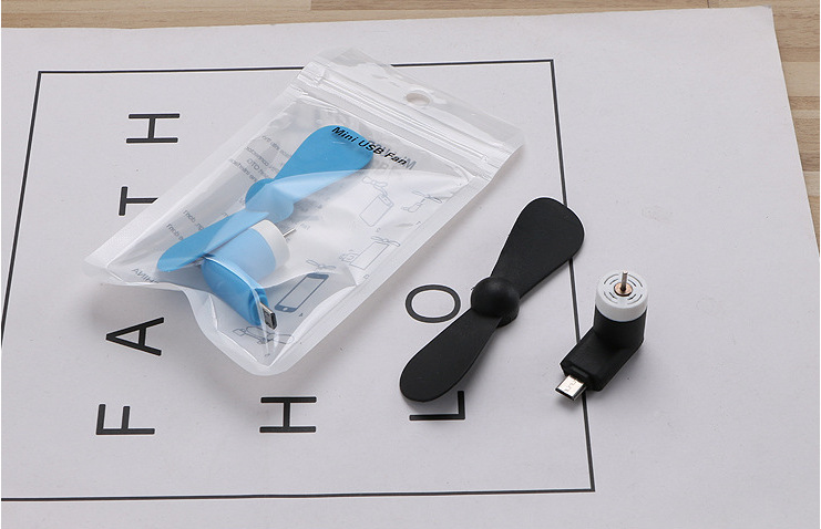 Portable USB Fan Power Bank for Android Phones
