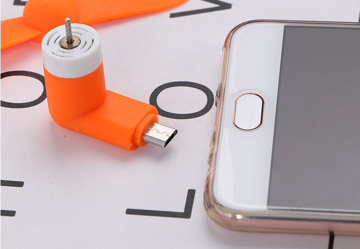 Portable USB Fan Power Bank for Android Phones