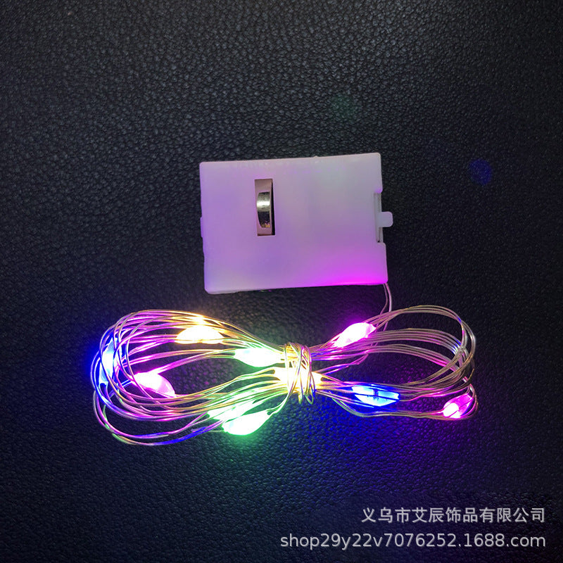 Wholesale LED String Lights with Copper Wire and Flowers