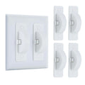 Switch Cover-Light Switch Cover-Light Switch Cover Guard-Light Switch Guard-Light Switch Cover Child Proof-Child Proof Light Switch Cover (White4pc)