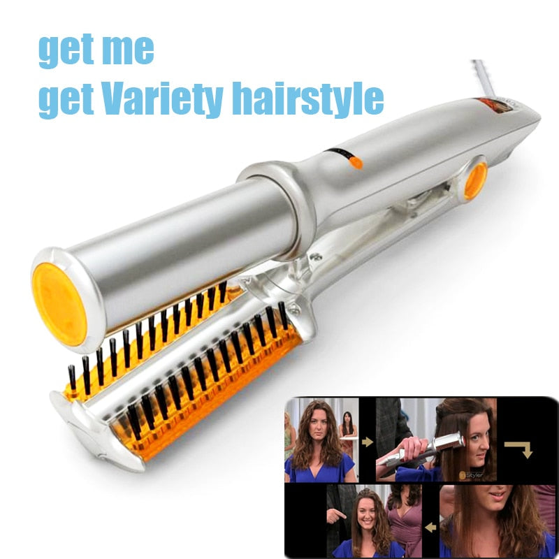 Curling Iron, Flat Iron, Hair Straightener Set